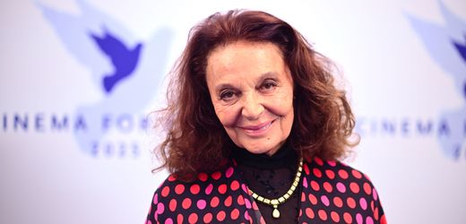 Diane von Furstenberg: Modeschöpferin trägt jetzt blaues Auge