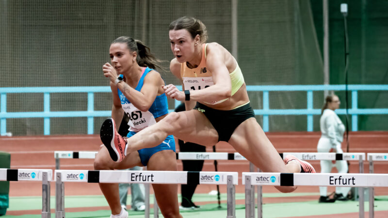 Marlene Meier stürmt in Erfurt zur Bestzeit