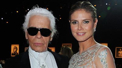 GNTM: Heidi Klum widmet Karl Lagerfeld ihre erste Männer-Modenschau