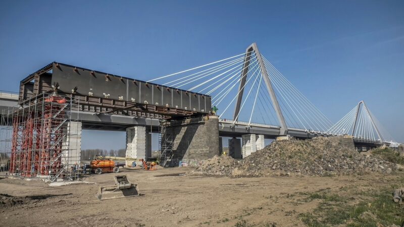 Abriss: Der letzte Rest der alten Leverkusener Rheinbrücke verschwindet