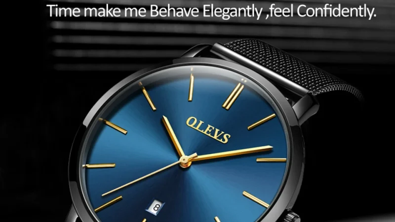 Olevs Herren uhren Top Marke Luxus wasserdichte ultra dünne Datums uhr männliches Stahl armband klassische Quarzuhr Herren Business uhren