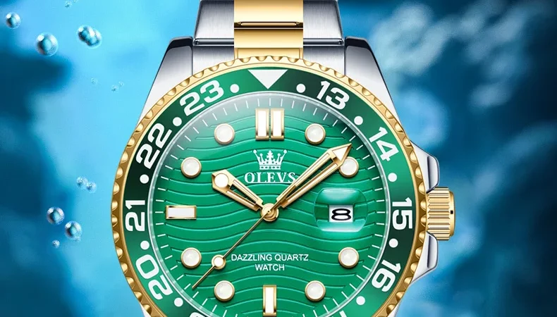 OLEVS 3610 Herrenuhr Original Mode Marke Wasserdichte Quarzuhr Sport Uhren Luxus Männer Automatische Datum Uhr Für Männer Reloj