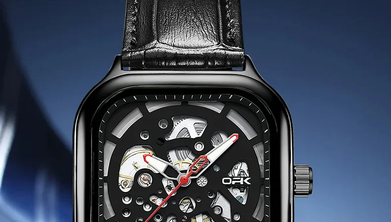 OPK 8173 Uhren Für Männer Casual Einfache Original Automatische Mechanische Wasserdicht Leucht Hohe Qualität Armbanduhr Reloj Hombre