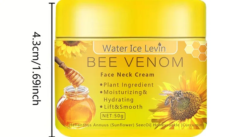 Bienenegift Cream – Feuchtigkeitsspendend, Straffend, Falten Reduzierend, Hautreparierend