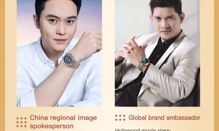 Opk Uhren für Männer Klassiker Mode Original Quarz Armbanduhr wasserdichte leuchtende Zirkon Lünette Dual Kalender Display