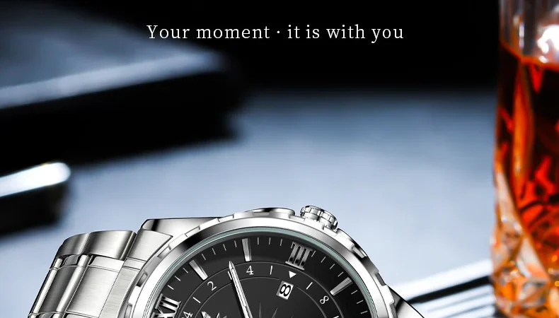 OPK 6003 Uhren Für Männer Multifunktionale Chronograph Armbanduhr Original Wasserdicht Leucht Quarz Automatische Uhr Reloj Hombre