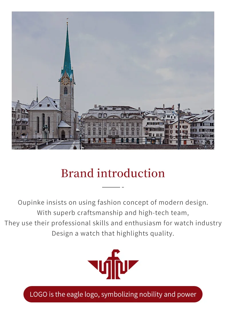 OUPINKE 3218 Volldiamant-Damenuhr, importierte Schweizer Quarzwerk-Uhr für Damen, echtes Lederarmband, luxuriöse Damen-Armbanduhr