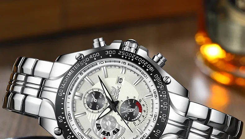 Opk Herren uhren Modetrend Original Armbanduhr für Mann wasserdichte Edelstahl leuchtende Datums anzeige 2024 neu