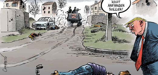 Cartoons im Februar von Chappatte, Thomas Plaßmann, Klaus Stuttmann