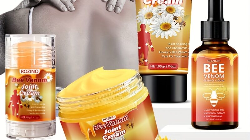 4-teiliges Bienengift Gelenkpflege-Set-Umfassende Pflege für Ihre Gelenke