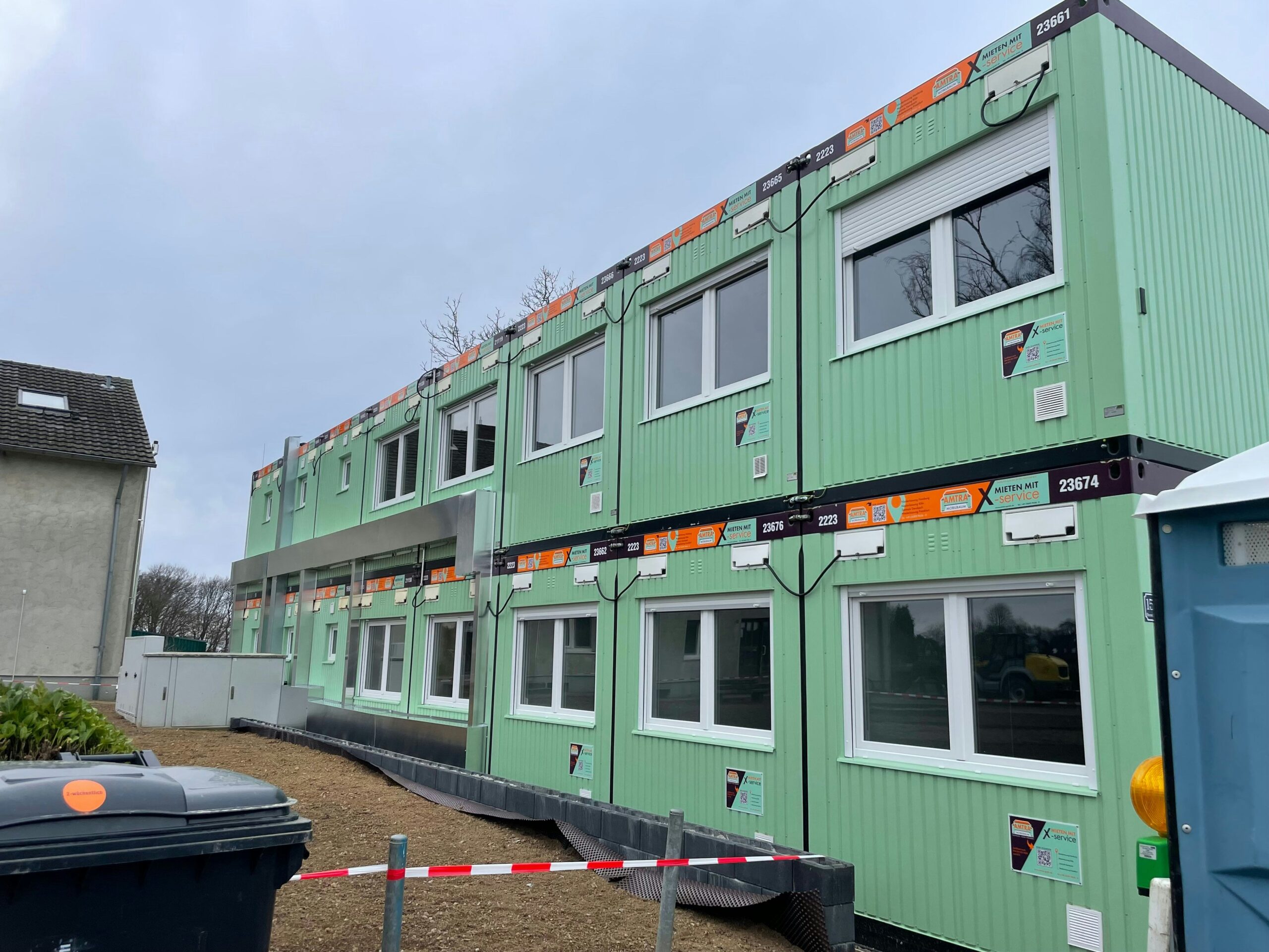 Oberschmitte: Leichlinger besichtigen neue Geflüchtetenunterkunft