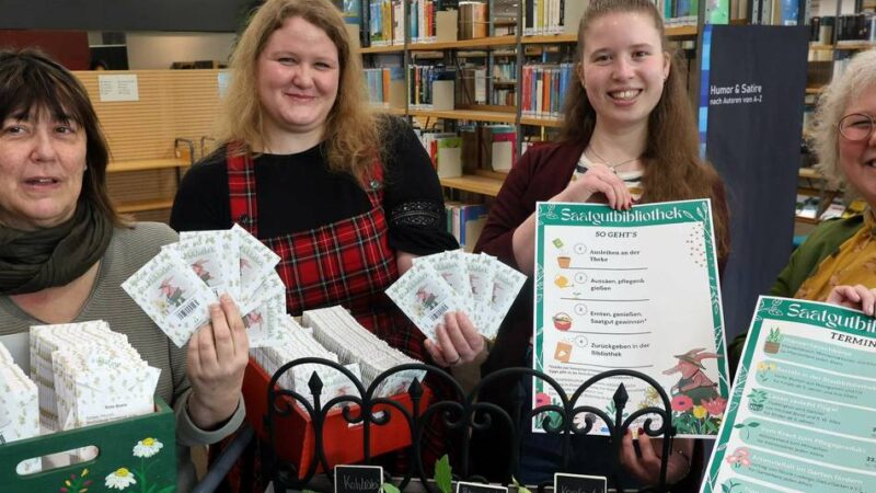 Nachhaltiges Tauschkonzept in Leverkusen: Saatgutbibliothek öffnet – samt Aktionen rund ums Pflanzen