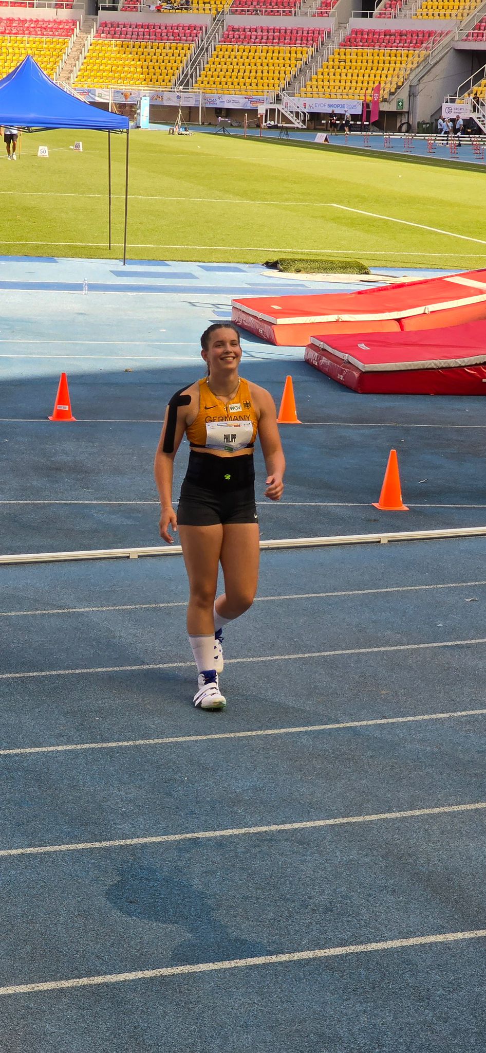 Melina Philipp wird Vierte beim EYOF