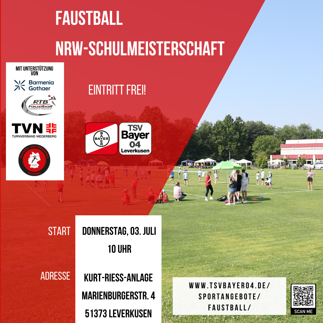 Schulsportmeisterschaft im Faustball am 03. Juli
