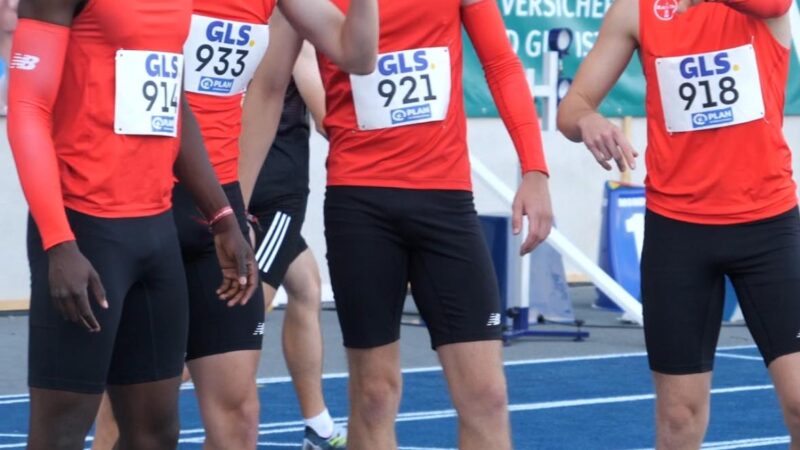 U18-Quartett gewinnt DM-Gold über 4×100 Meter