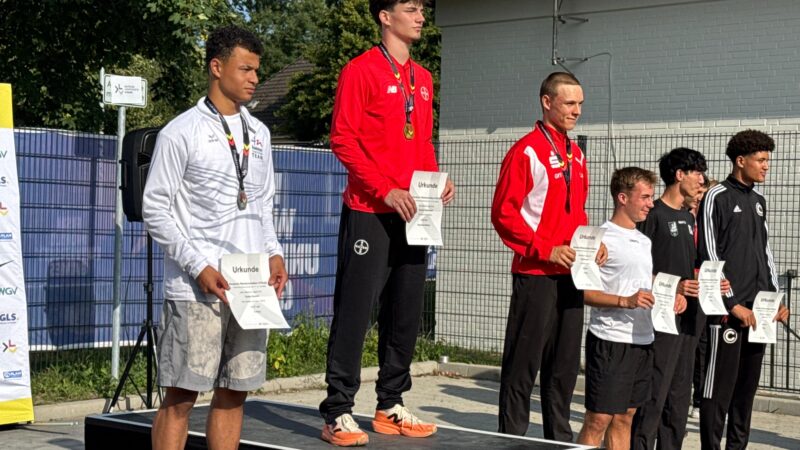 10 Medaillen bei der U18/U20 DM