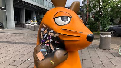 WDR in Köln: Kurz nach Feuer-Attacke! Kleine (M)Auszeit für angekokelte Kultfigur