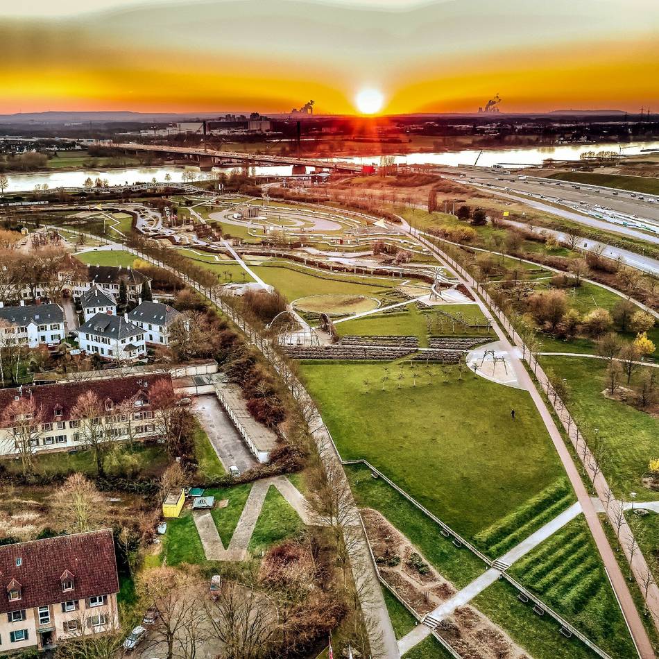 Auf ehemaliger Deponie: Der Leverkusener Neulandpark wird 20