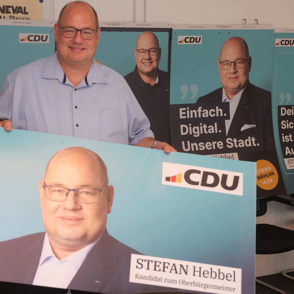 Kommunalwahlkampf 2025 in Leverkusen: Stefan Hebbel klopft an 1000 Türen