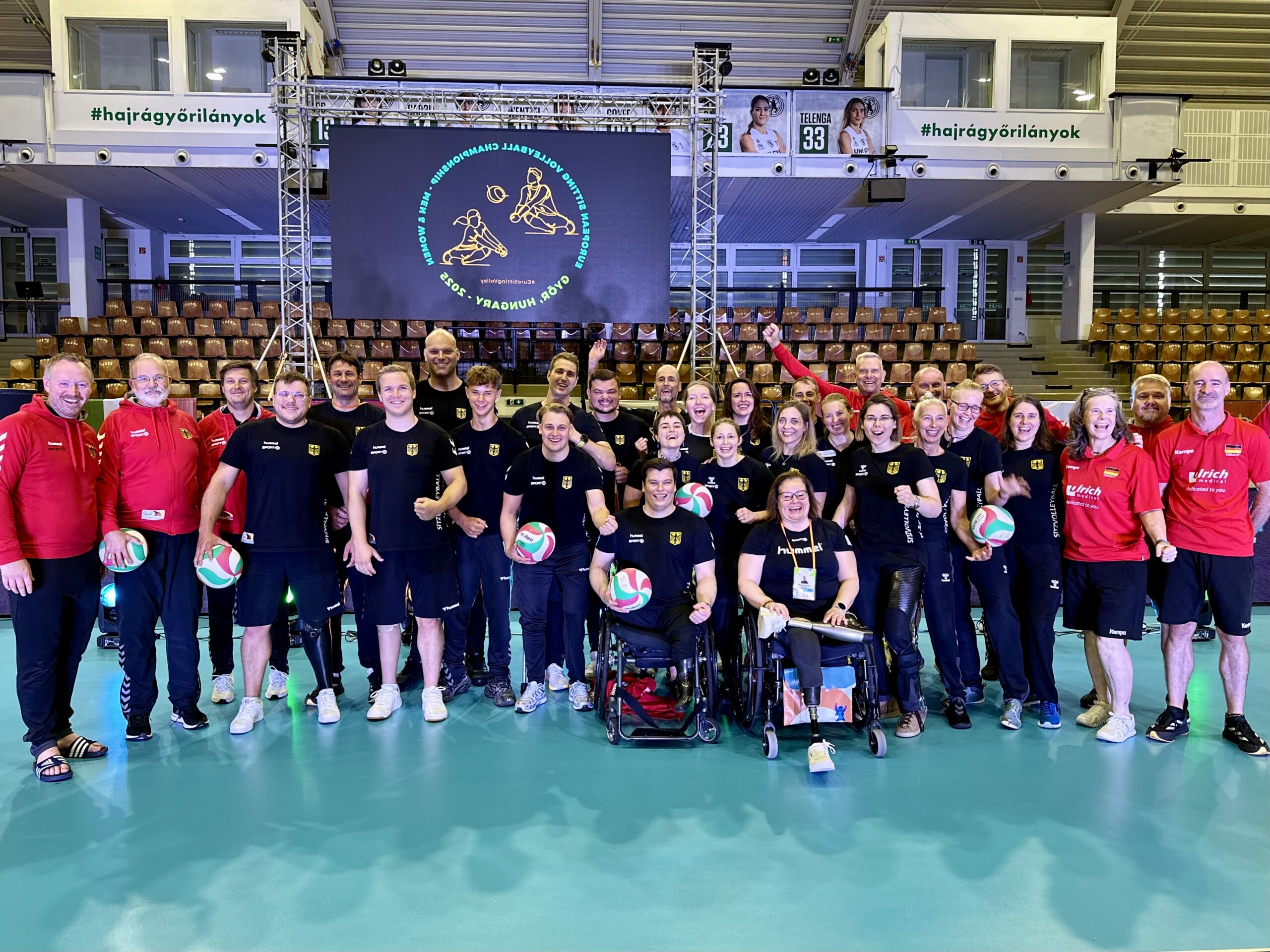 9 Bayer-Asse bei Sitzvolleyball-EM