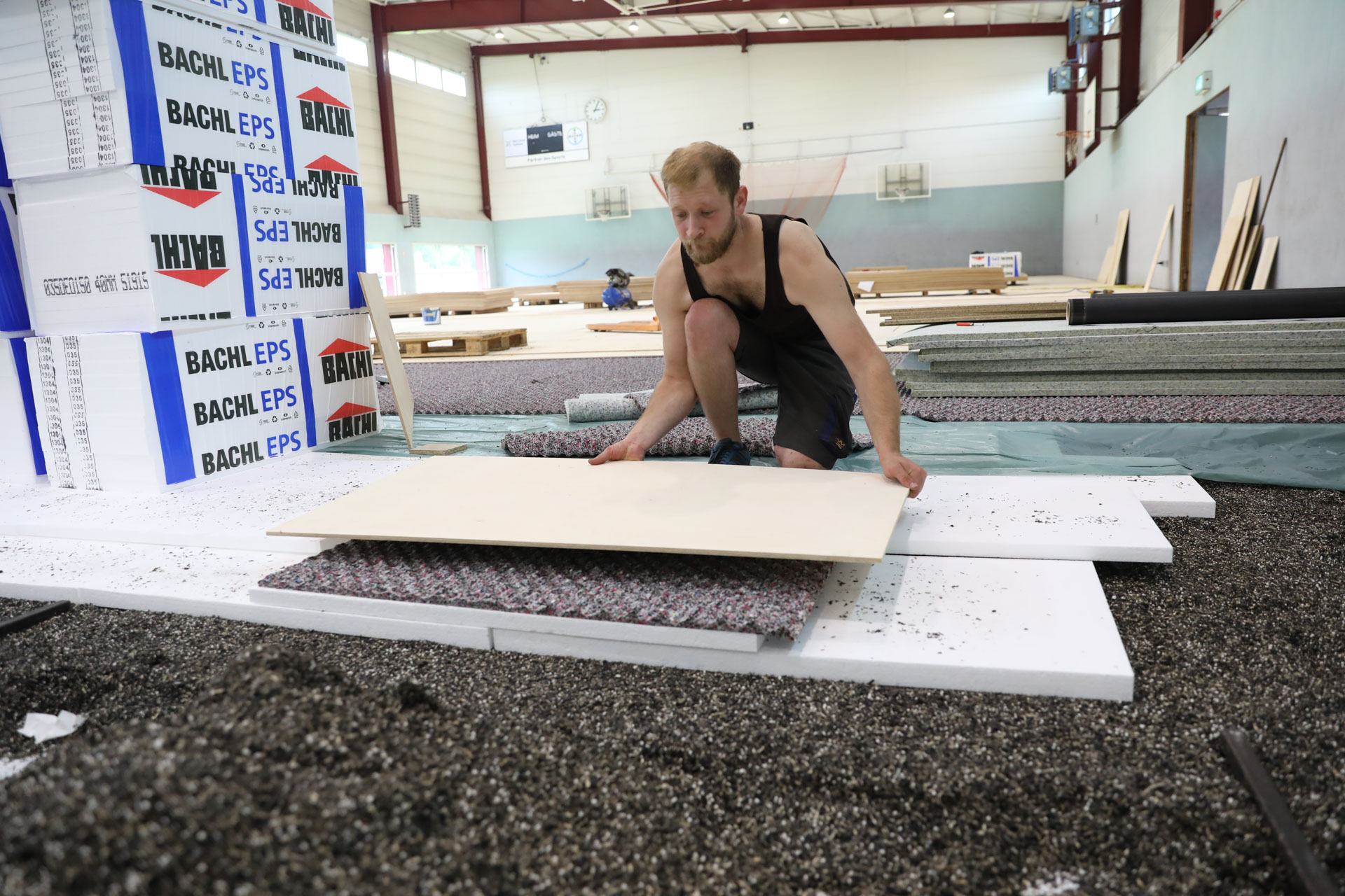 Baustelle in der Halle 2 kommt gut voran