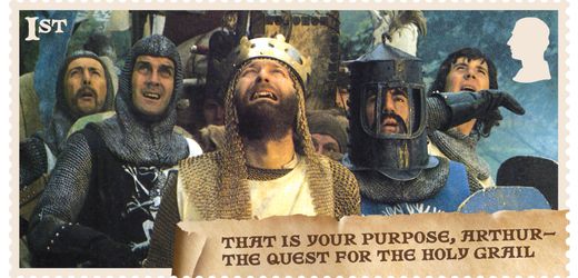 Monty Python: Royal Mail veröffentlicht »Ritter der Kokosnuss«-Briefmarken