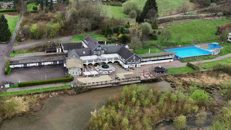 Mäharbeiten an der Stadtgrenze Leichlingen/Leverkusen: Wanderwege an Diepentalsperre unter der Woche dicht