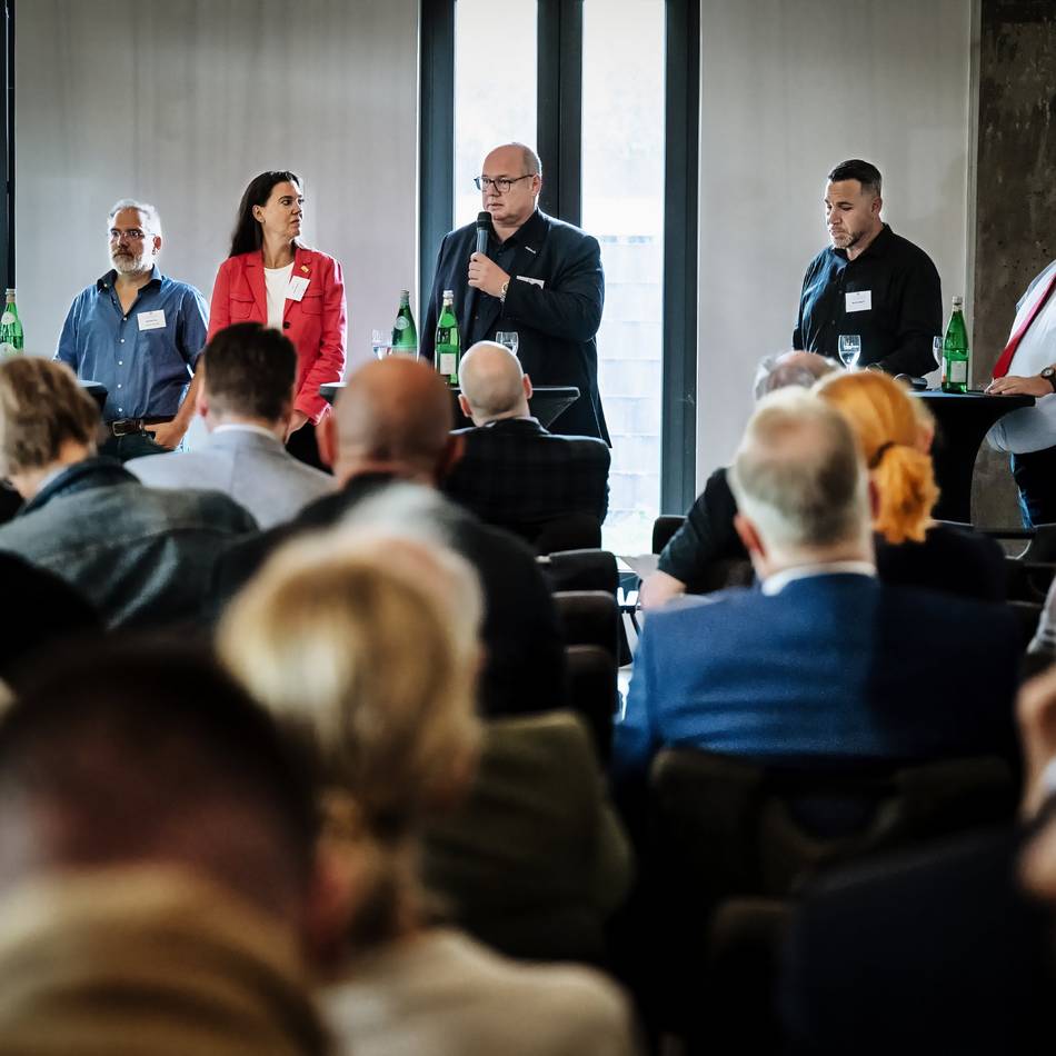 Wahlkampfauftritt bei Leverkusener Unternehmerverbänden: OB-Kandidaten setzen auf Wettbewerbsfähigkeit