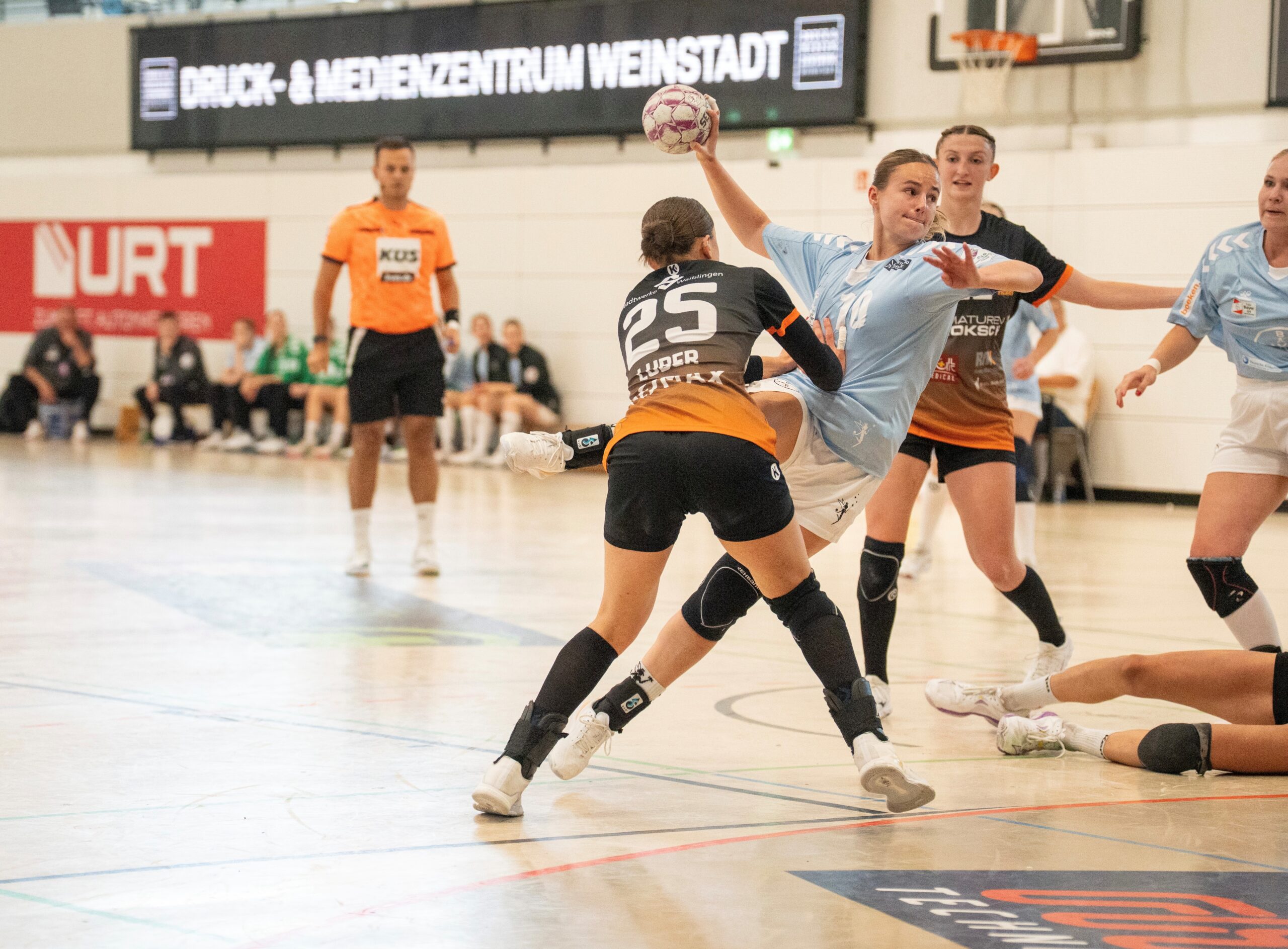 Schwieriger Pokalauftakt: Werkselfen unterliegen in Waiblingen mit 32:23